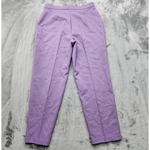 Vintage Levi's Bend Over Pants Womens 18 Purple Polyester High Rise Straight Leg - Picture 4 of 12